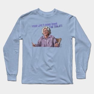 Moonstruck: Down the Toilet! Long Sleeve T-Shirt
